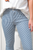 Stripe Bell Bottoms High Waisted Flare Denim Jeans