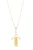 14K Gold Plated Letter Charm Necklace