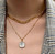 ROSLYN GOLD CURB CHAIN NECKLACE