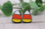 Candy Corn Stud Earrings