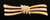 Gold & Silver Bow-Shaped Automatic Barrette