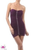 Plum Strapless Studded Ruched Mini Dress