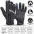 1Pair Winter Gloves Touchscreen Thermal Windproof Fleece Lined Gloves 