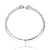 Collette Z Rhodium Plated Fauna Bangle Bracelet