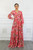 Malaysia Floral Maxi Dress Pink Mauve