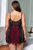 Spaghetti straps Color Block