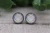 Colorful Heart & Handprints  Glass Stud Earrings