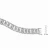 Collette Z Sterling Silver Cubic Zirconia Linked Rectangle Bracelet