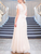 Elegant Maternity Lace Flutter Sleeve Dress