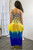 Meet me in Cabo Animal Print Mix Color Flow Maxi Dress