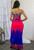 Meet me in Cabo Animal Print Mix Color Flow Maxi Dress