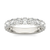 2 1/15 CTW Round Lab Grown Diamond Ring 14K White Gold (G-VS)