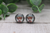 Highland Cow  Glass Stud Earrings