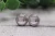 Peace  Glass Stud Earrings