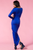 Round Sleeve Round Neckline Scoop cut High Low Dress