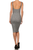 Peppered Simplicity Calf Length Scoop Neck Midi