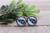 Titians Football || 12mm Glass Stud Earrings 