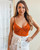 Roxi Lace Detail Bodysuit Rust