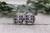 MAMA Repeat Lightning Bolt Baseball Stud Earrings
