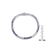 Collette Z Sterling Silver Cubic Zirconia and Purple Tennis Bracelet