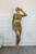 Sexy Pleated Slit Detailed Sweater Skirt with Long Sleeve Crop Top Set