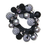 Beaded, Threaded Elastic Ponytail Holder