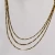 Triple Date Necklace