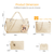 1Set/4Pcs Women Leather Handbag Lady Shoulder Bags 