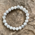 Howlite Bead Bracelet
