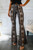 Tribal Elements Print Bell Bottoms