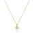 CLARETTE GOLD EVIL EYE PENDANT NECKLACE