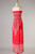 Tube Cut Gorgeous Print Maxi Dress Red