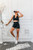 Next Level Ribbed Snatched Active Wear Shorts Set