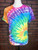Bright Rainbow Swirl Tie Dye Blank Tee 