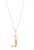 14K Gold Plated Letter Charm Necklace