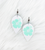 Hibiscus Flower Leather Earrings