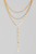 Layered Chain Y Necklace