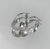 PERLA TWIST HOOP SILVER EARRINGS