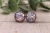 Stars & Circles Confetti Dome  Stud Earrings