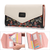 Women Wallet Soft Leather Trifold Clutch Purse Lady Long Purse
