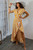 Going Abroad Striped Wrap Ruffle Maxi Dress