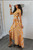 Going Abroad Striped Wrap Ruffle Maxi Dress