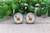 Halloween Snoopy || Glass Stud Earrings || Hypoallergenic