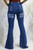 Lolata High Rise Flare Denim Distressed Jeans