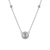 Collette Z Sterling Silver Cubic Zirconia Classic Necklace