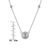 Collette Z Sterling Silver Cubic Zirconia Classic Necklace