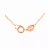 Collette Z Rose Goldplated Sterling Silver Cubic Zirconia 'LOVE' Necklace