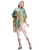 Hummingbird Music Note Floral Kimono