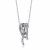 Collette Z Sterling Silver White Cubic Zirconia Pendant