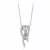 Collette Z Sterling Silver White Cubic Zirconia Pendant